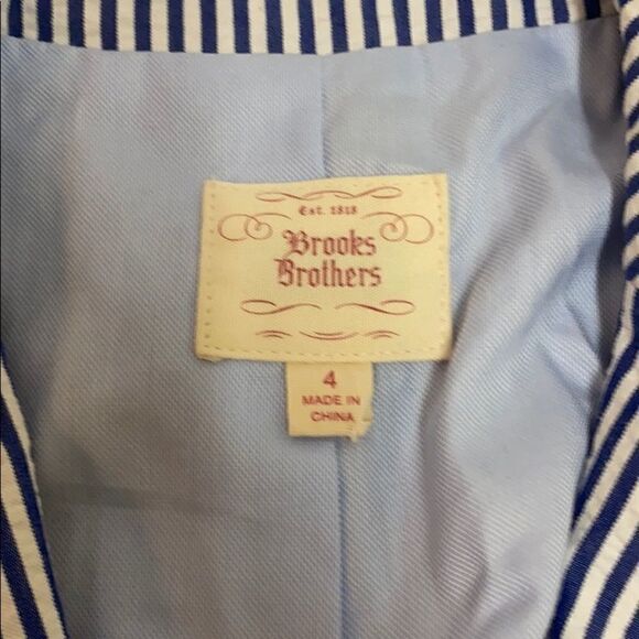 Brooks Bros striped seersucker blazer C25 - Picture 10 of 10